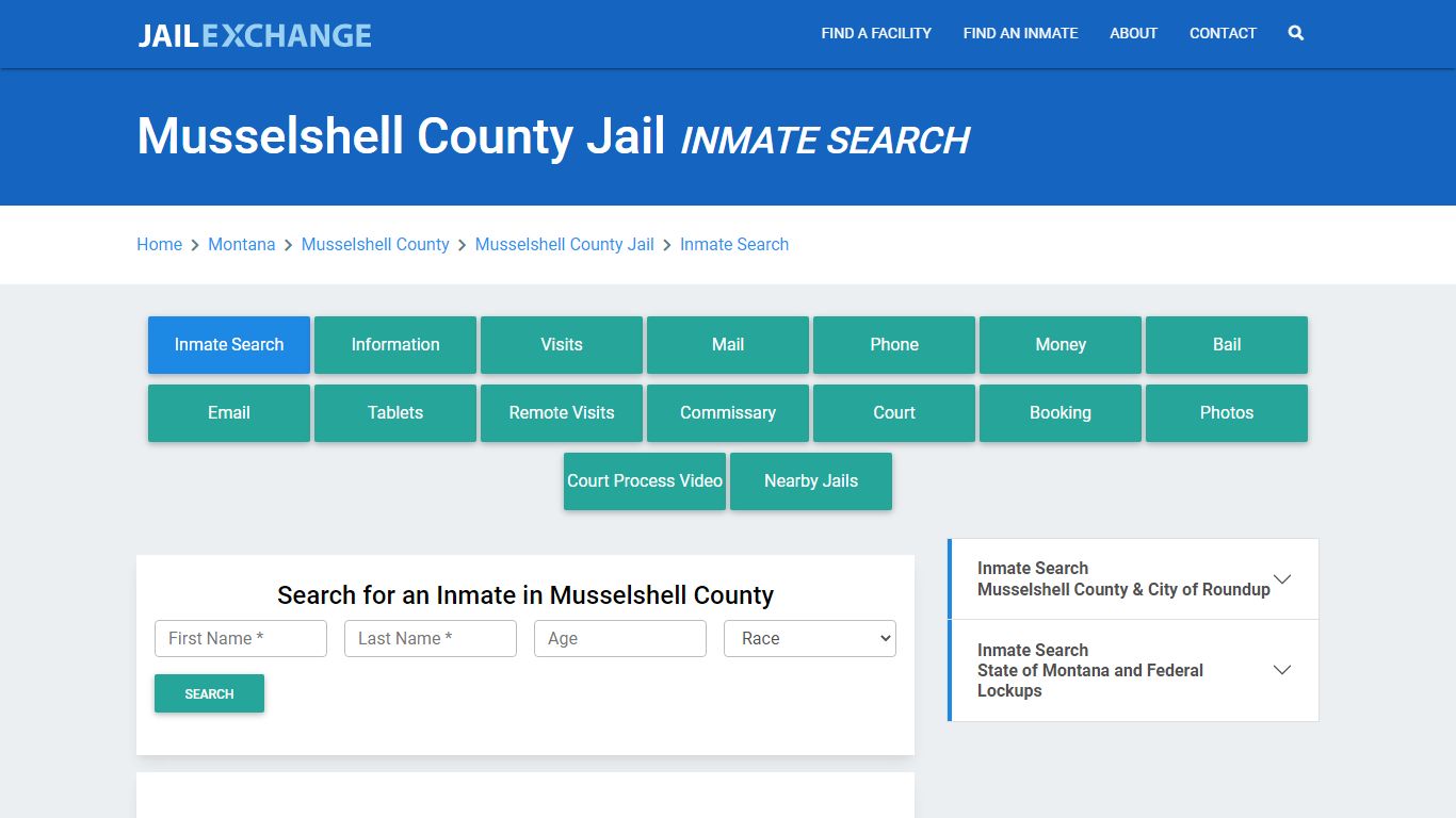 Musselshell County Jail, MT Inmate Search: Roster & Mugshots